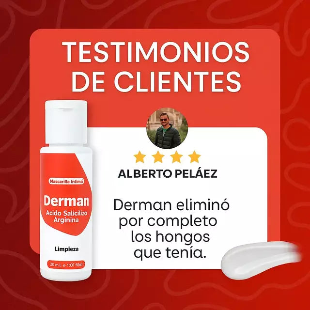 Derman Íntimo – Crema Natural Que Elimina Picazón, Ardor y Hongos