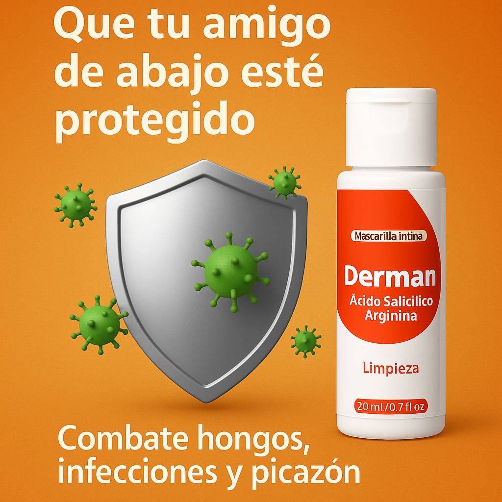 Derman Íntimo – Crema Natural Que Elimina Picazón, Ardor y Hongos