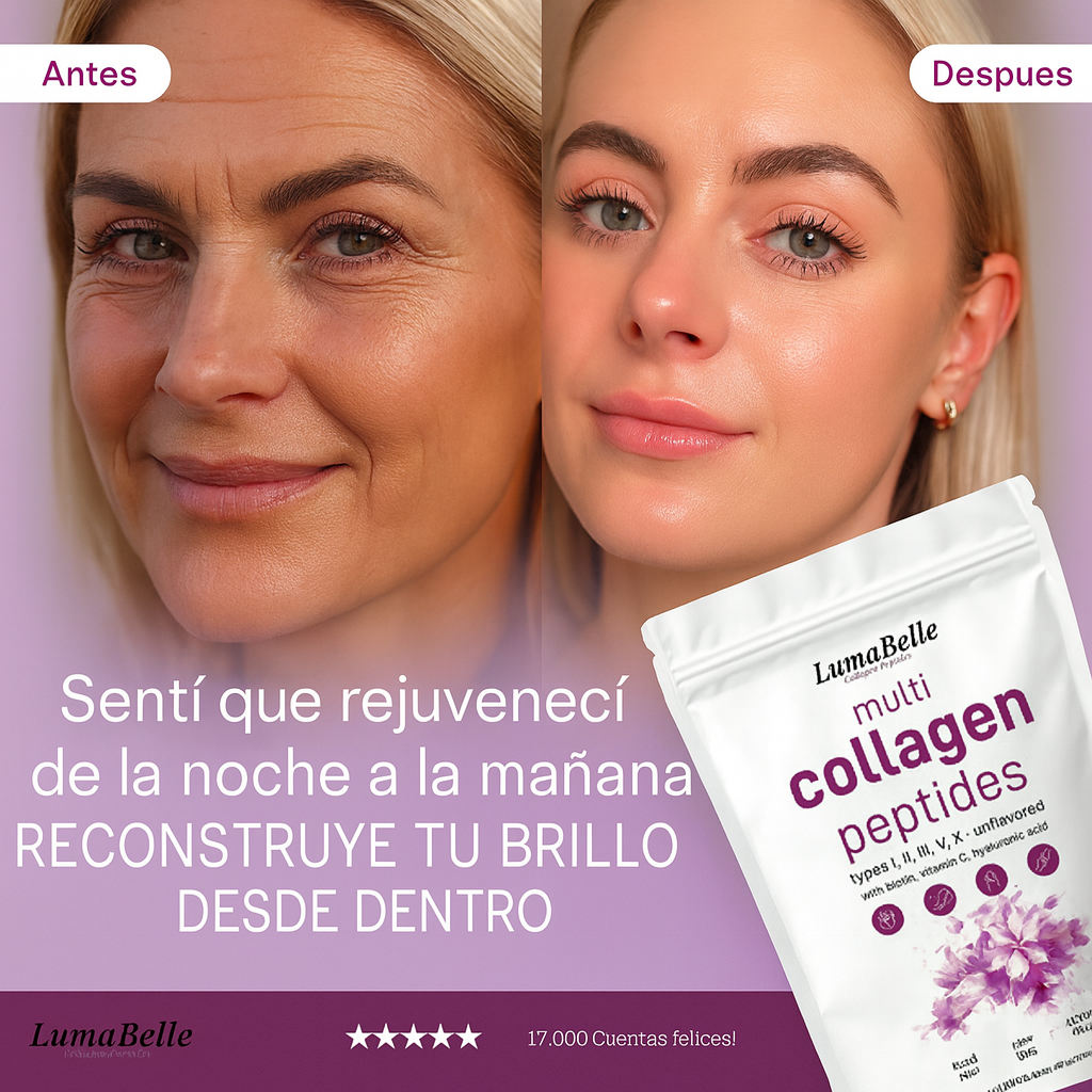 Multicolágeno 5 en 1 | Repara y Rejuvenece Desde Adentro