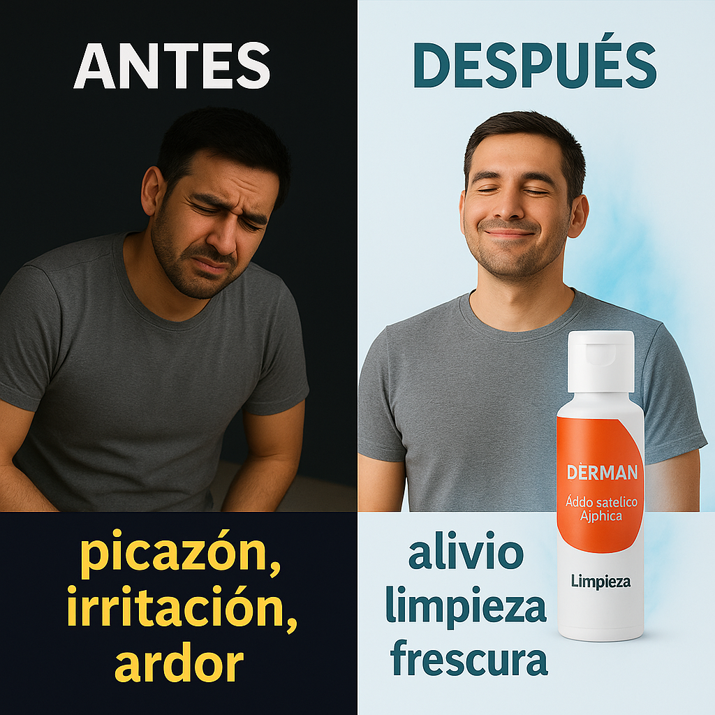 Derman Íntimo – Crema Natural Que Elimina Picazón, Ardor y Hongos